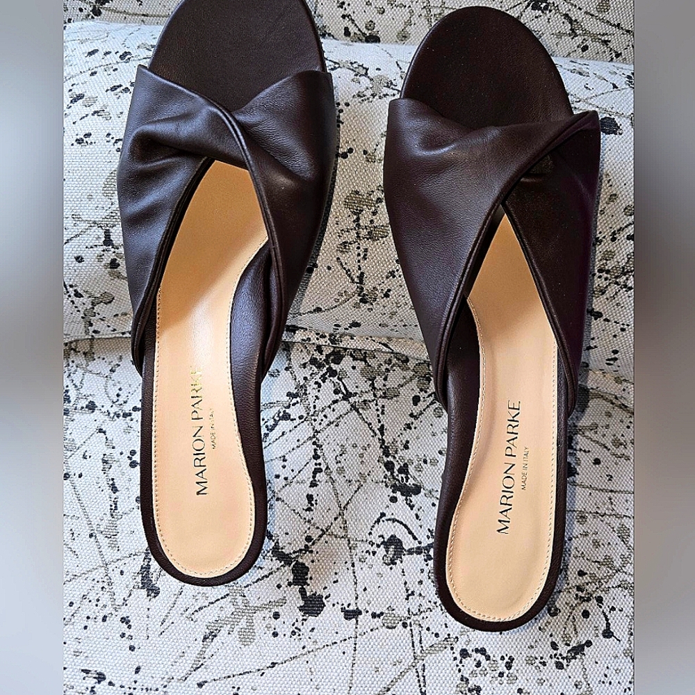 Beautiful Marion Parke open toe heels!